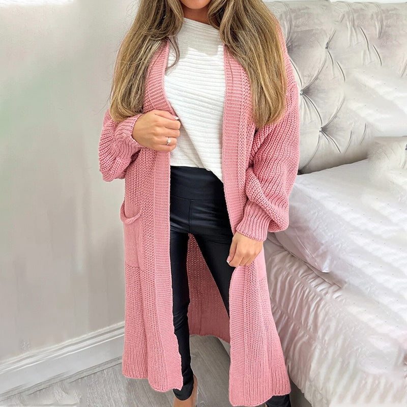 Women's Loose Knit Long Cardigan