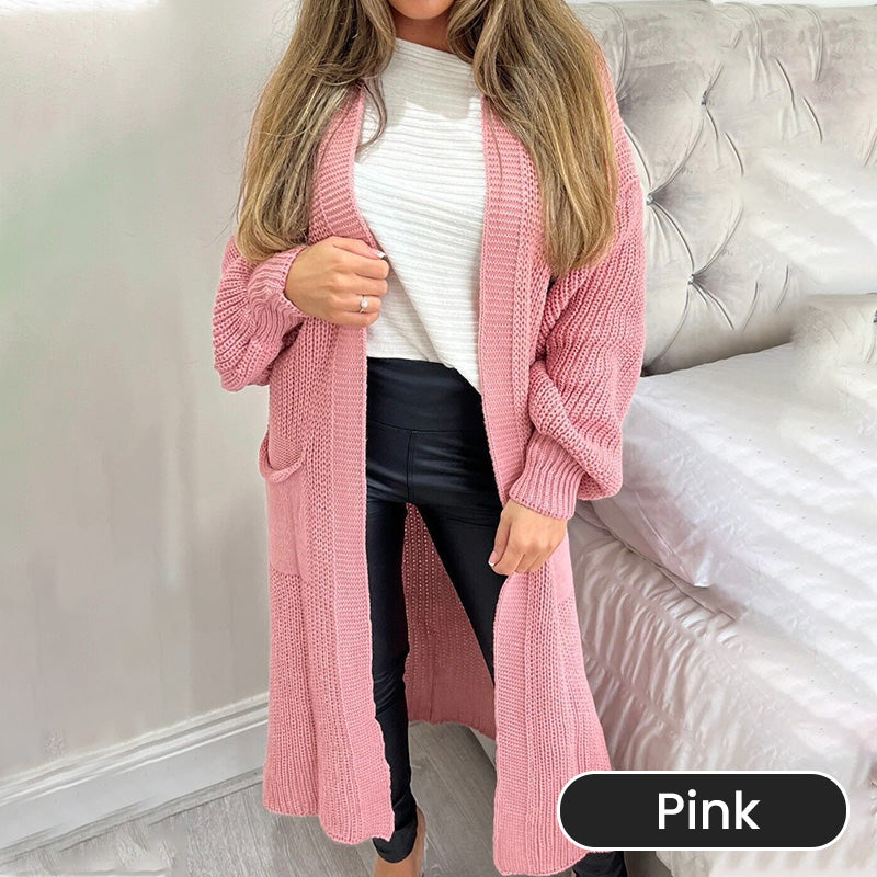 Women's Loose Knit Long Cardigan