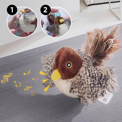 🎁Gift For Pets - 49% OFF🐱Upgraded Chirping Bird Cat Toy🐦