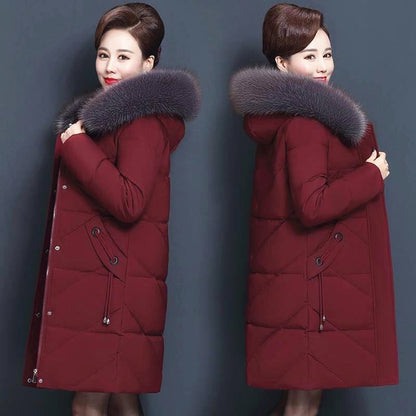 Women's Warm Hooded Cotton-Padded Jacket