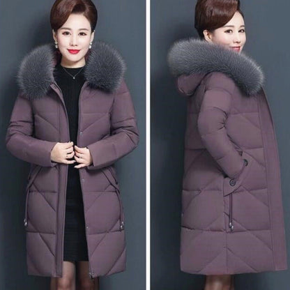 Women's Warm Hooded Cotton-Padded Jacket