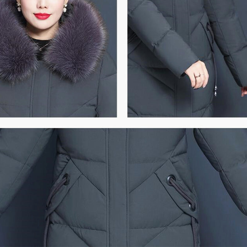 Women's Warm Hooded Cotton-Padded Jacket