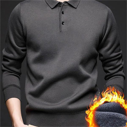 ✨New Arrival✨Gift Choice -Men's Autumn Lapel Padded Thickened Sweater