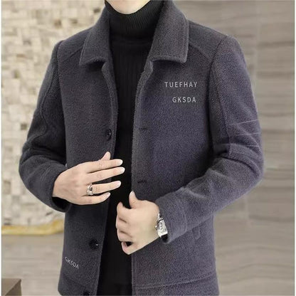 🎊Christmas sale - 50% Off🎊Men's Classic Warm Up Button Jacket