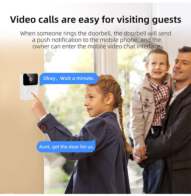 Kabellose intelligente Videotürklingel