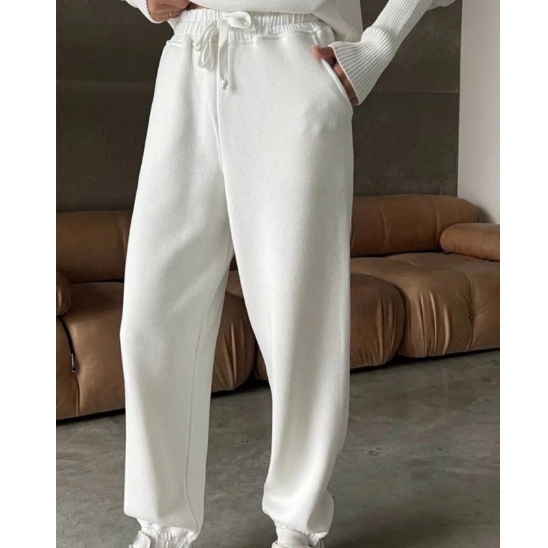 💥Hot Sale 57% OFF🔥Women's Casual Sporty 2-Piece Set - Half-Zipper Lapel Top & Matching Jogger