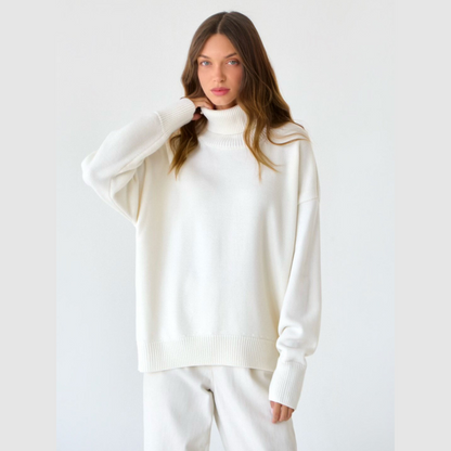 🎁Early Winter Sale 49% Off🔥Women's Casual Solid Color Turtleneck Sweater