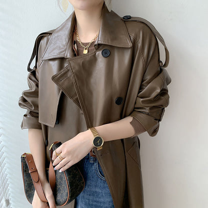 ❄️Winter Specials❄️Women's Vintage Leather Coat