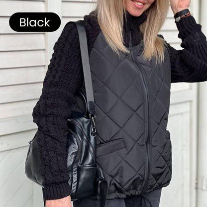 🎁Christmas sale☃️2025 New Women's Knit Patchwork Puffy Jacket