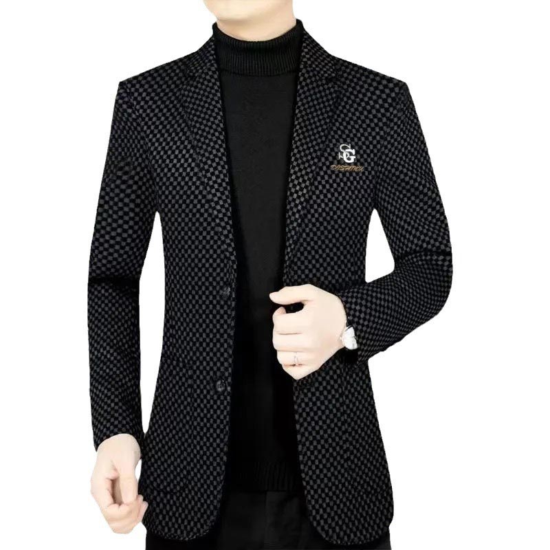 🔥New Hot Sale🔥Men's Slim-fit Casual Suit Jacket【Comfortable and warm】