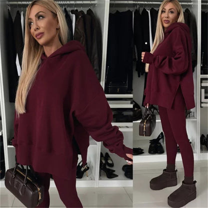 Autumn/Winter Special 49% off💓 Women's Oversized Hoodie and Leggings Set