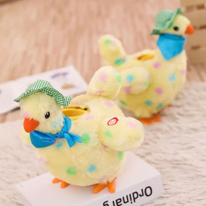 🐥Electric Plush Chicken Laying Egg Toys