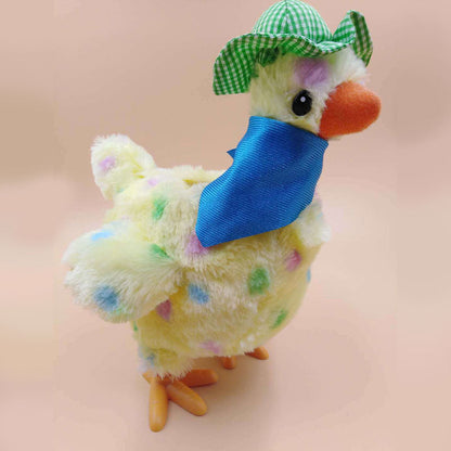 🐥Electric Plush Chicken Laying Egg Toys