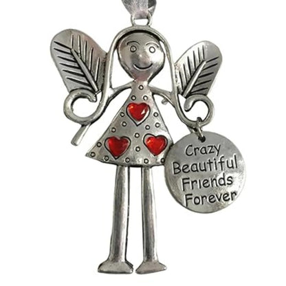 Angel Girl Iron Christmas Hanging Ornament