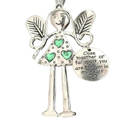 Angel Girl Iron Christmas Hanging Ornament