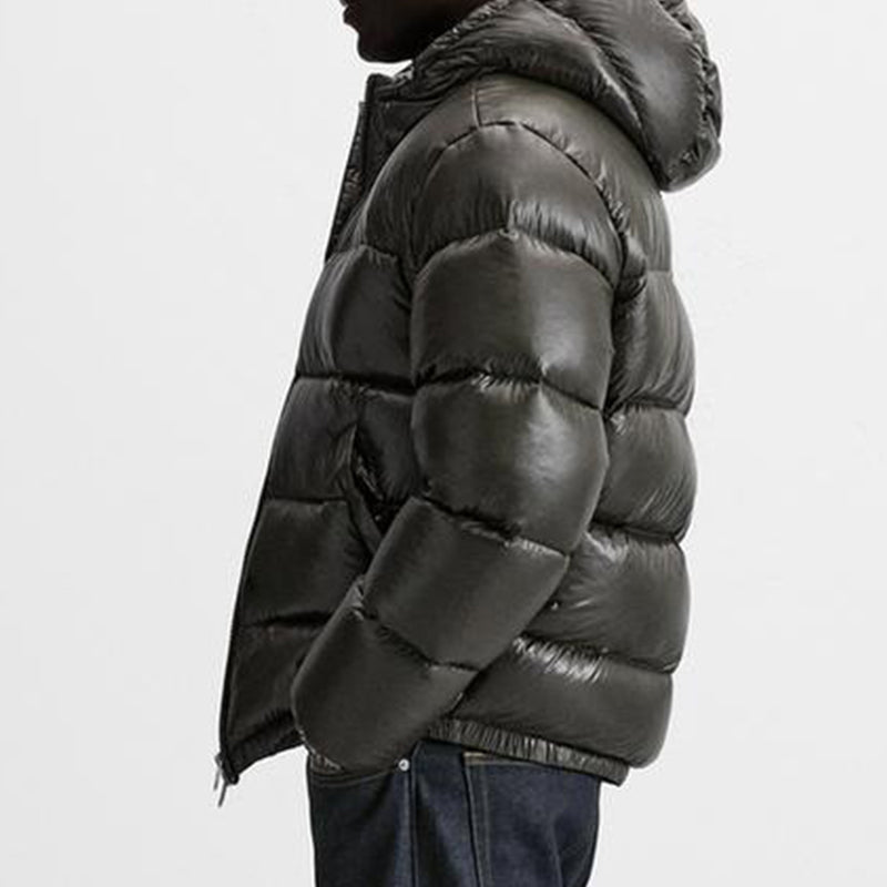 Men's Lightweight Hooded Quilted Puffer Jacket