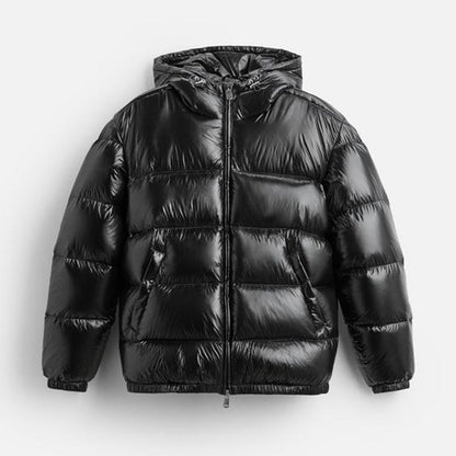 Men's Lightweight Hooded Quilted Puffer Jacket