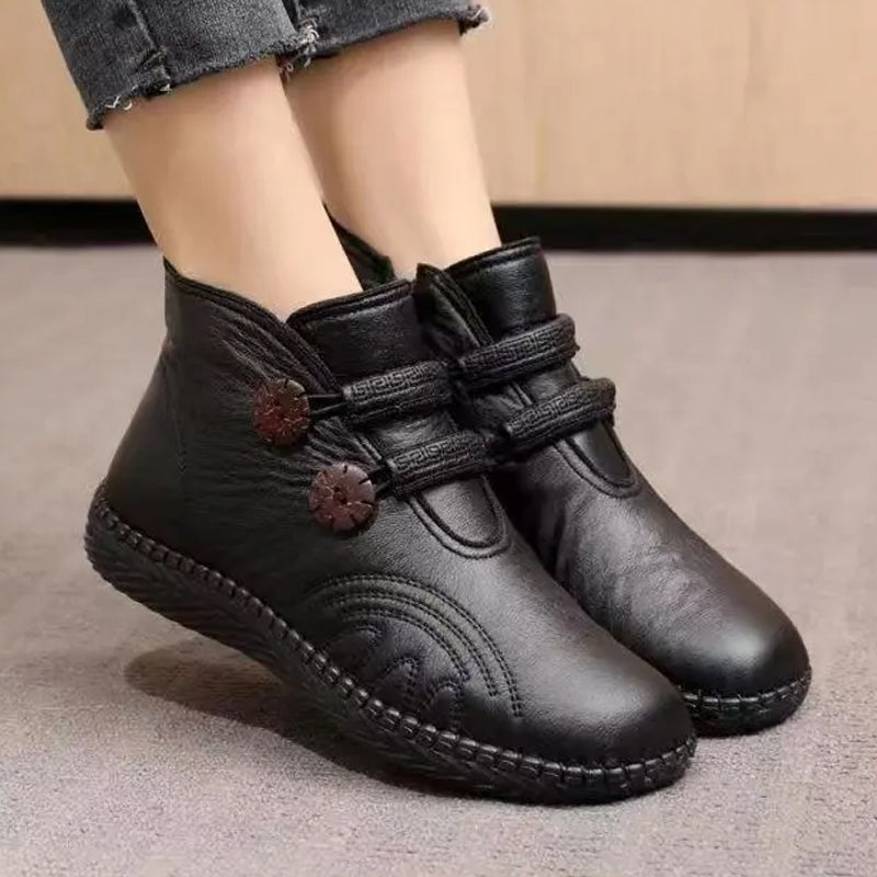 Women's Thickened Non-slip Flat Ankle Boots