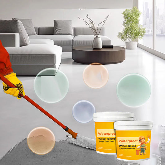 🎄🎅Christmas Sale 50% OFF💥Waterproof Water-Based Epoxy Floor Paint