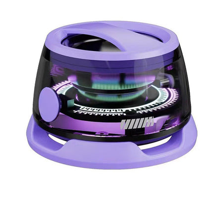 Compact and Magnetic Bluetooth Speaker Set with LED Lights