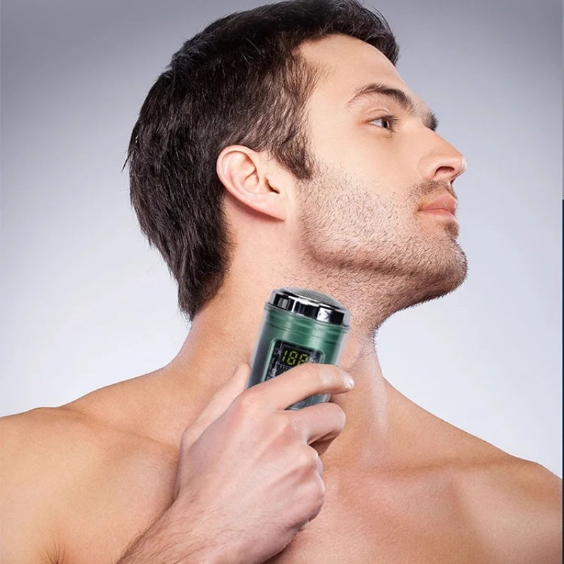 Portable Powerful Visual Digital Display Electric Shaver