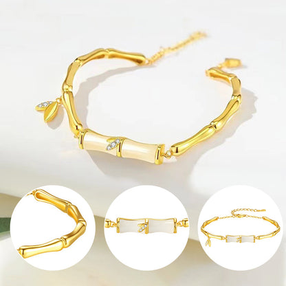 Women’s Bamboo Bracelet with Chain