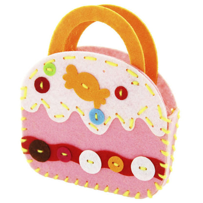 Kids' Sew & Stick DIY Felt Craft Bag