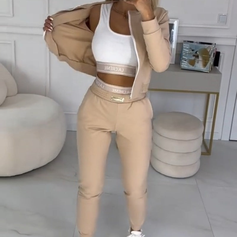 Women's 3-Piece Zip-Up Tracksuits