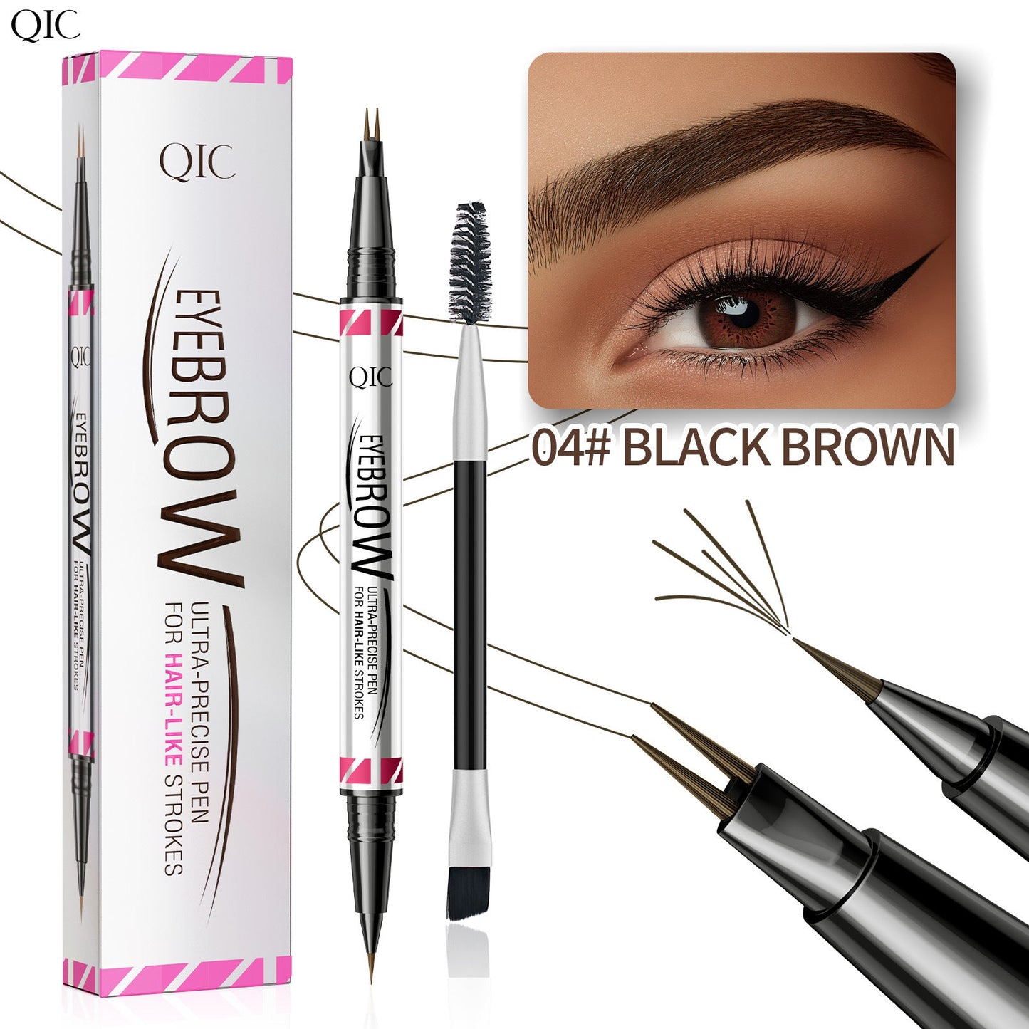 🔥Buy 1 Get 1 Free🔥Dual-Ended Eyebrow Pen