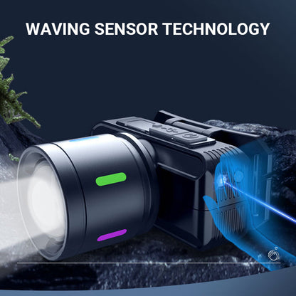 💥LED Head-Mounted Outdoor Strong Flashlight🌟