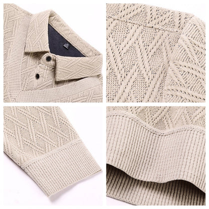 🔥Hot sale 53%🔥 Men's Plush-Lined Mock Layered Lapel Shirtsale