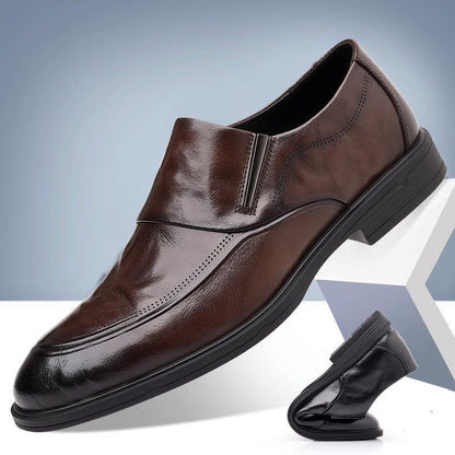 🕴️Herrenschuhe👞💙Herren Business Casual Slip-On PU Leder Schuhe👔💥