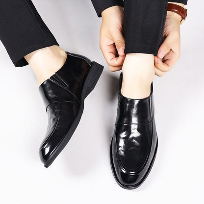 🕴️Herrenschuhe👞💙Herren Business Casual Slip-On PU Leder Schuhe👔💥