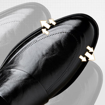 🕴️Herrenschuhe👞💙Herren Business Casual Slip-On PU Leder Schuhe👔💥