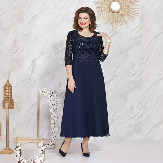🌸Spring Specials 52% OFF🌸Elegance Lace Plus-Size Dress