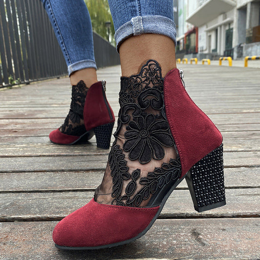 👢2026 neuer heißer Verkauf✨Damen High Heels mit eleganter Spitze für den Sommer