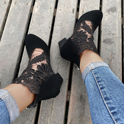 👢2026 neuer heißer Verkauf✨Damen High Heels mit eleganter Spitze für den Sommer