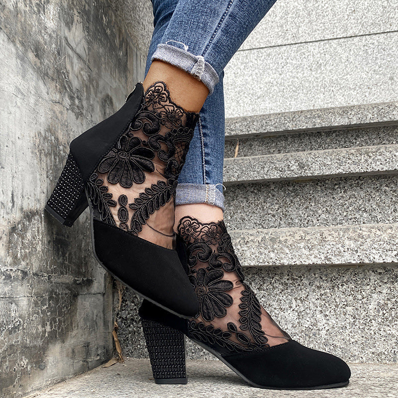 👢2026 neuer heißer Verkauf✨Damen High Heels mit eleganter Spitze für den Sommer