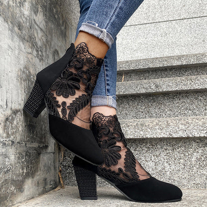 👢2026 neuer heißer Verkauf✨Damen High Heels mit eleganter Spitze für den Sommer
