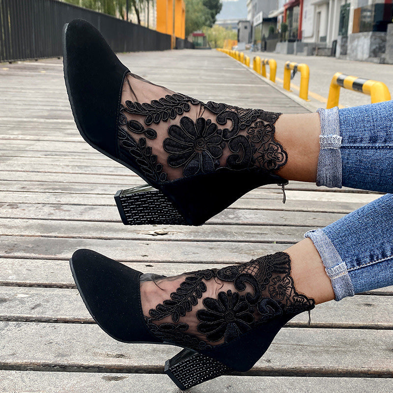 👢2026 neuer heißer Verkauf✨Damen High Heels mit eleganter Spitze für den Sommer