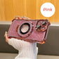 Shiny Wave Texture Case with Magnetic Ring for iPhone Series