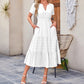 🔥Last Day Promotion Sale 50% OFF🔥Women's Casual Summer Short-Sleeve V-Neck Long Dresses