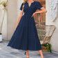 🔥Last Day Promotion Sale 50% OFF🔥Women's Casual Summer Short-Sleeve V-Neck Long Dresses