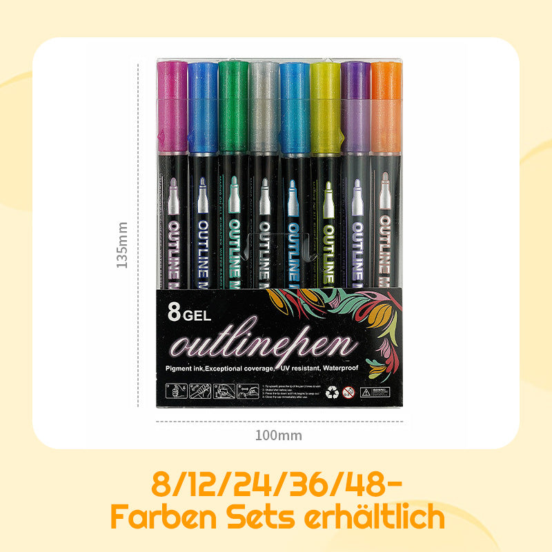 🎅Weihnachtssonderangebote !!⚡50K+ verkauft!🎁Farbige Lightstick Graffiti Textmarker-Stifte