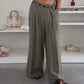 🎁Hot Sale 49% OFF🔥Women's Lightweight Ruched Wide-Leg Pants