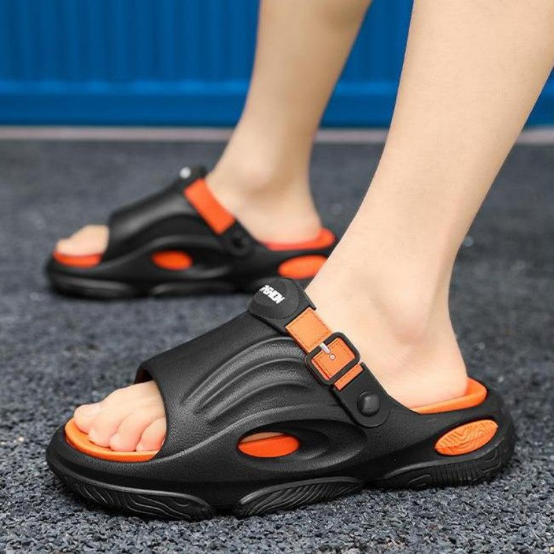 Rutschfeste Slip-On-EVA-Hausschuhe mit dicker Sohle