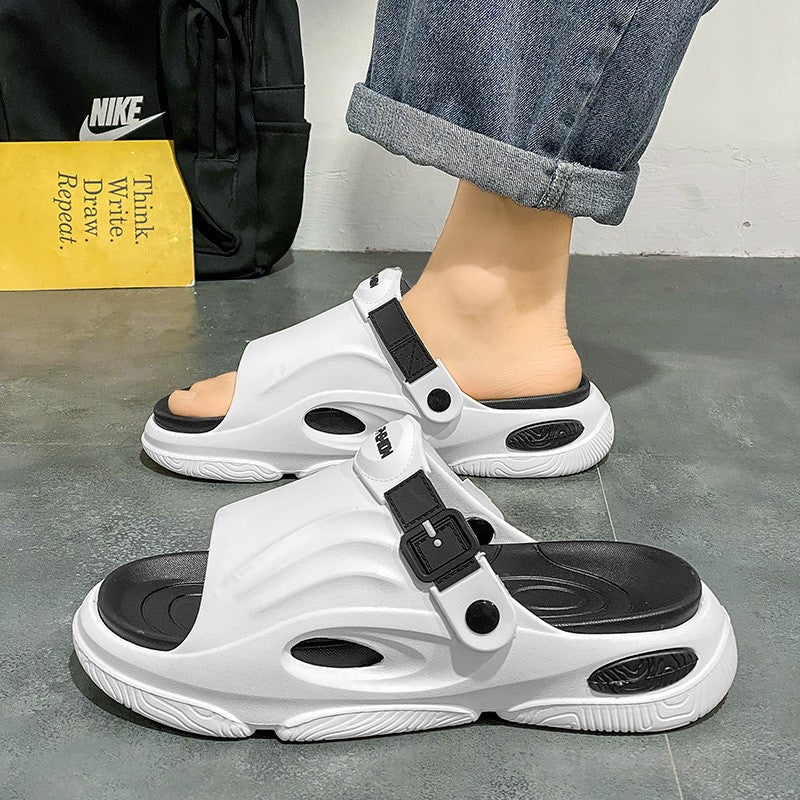 Rutschfeste Slip-On-EVA-Hausschuhe mit dicker Sohle