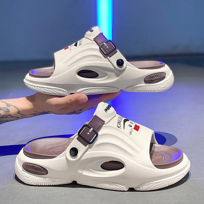 Rutschfeste Slip-On-EVA-Hausschuhe mit dicker Sohle