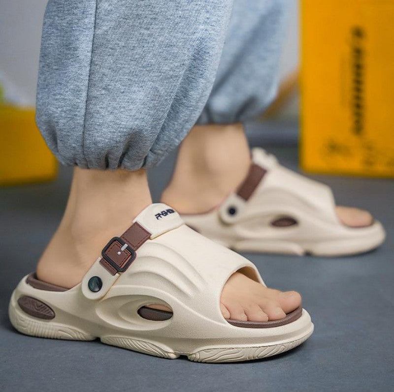 Rutschfeste Slip-On-EVA-Hausschuhe mit dicker Sohle