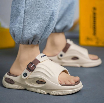 Rutschfeste Slip-On-EVA-Hausschuhe mit dicker Sohle